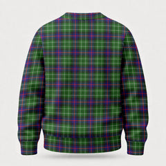 Leslie Hunting Tartan Crest Sweater
