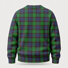 Stewart Old Modern Tartan Crest Sweater