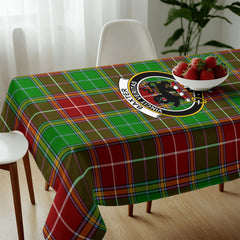 Baxter Modern Tartan Crest Tablecloth