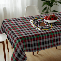 Borthwick Ancient Tartan Crest Tablecloth