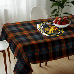 Broun Ancient Tartan Crest Tablecloth