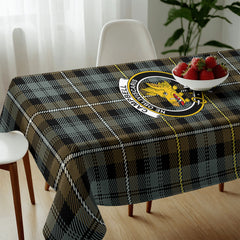Campbell Argyll Weathered Tartan Crest Tablecloth