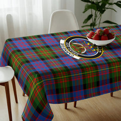 Carnegie Ancient Tartan Crest Tablecloth