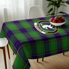 Colville Tartan Crest Tablecloth