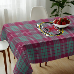 Crawford Ancient Tartan Crest Tablecloth