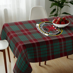 Crawford Modern Tartan Crest Tablecloth