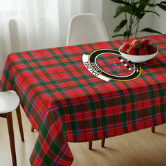 Dalziel Modern Tartan Crest Tablecloth