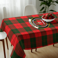 Erskine Modern Tartan Crest Tablecloth