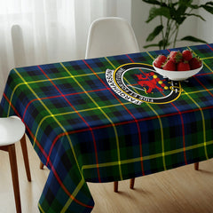 Farquharson Modern Tartan Crest Tablecloth