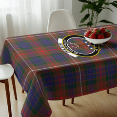 Fraser (of Lovat) Hunting Modern Tartan Crest Tablecloth