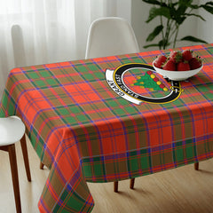 Grant Ancient Tartan Crest Tablecloth