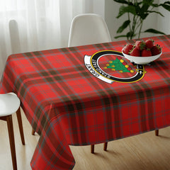 Grant Weathered Tartan Crest Tablecloth