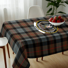 Gunn Weathered Tartan Crest Tablecloth