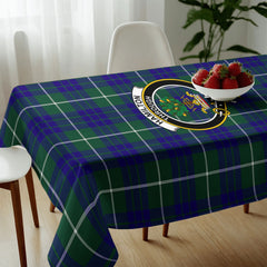Hamilton Hunting Modern Tartan Crest Tablecloth