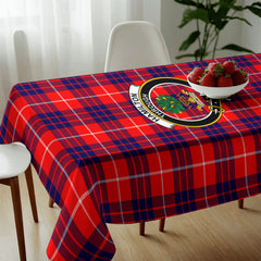 Hamilton Modern Tartan Crest Tablecloth