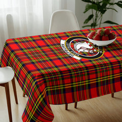 Hepburn Tartan Crest Tablecloth