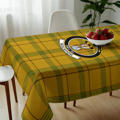 Houston Tartan Crest Tablecloth