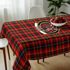 Innes Modern Tartan Crest Tablecloth
