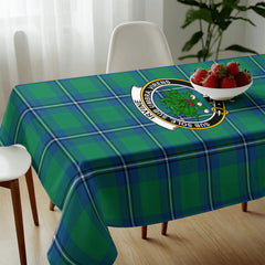 Irvine Ancient Tartan Crest Tablecloth