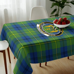 Johnston Ancient Tartan Crest Tablecloth