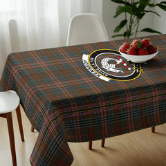 Kennedy Weathered Tartan Crest Tablecloth