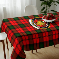 Kerr Modern Tartan Crest Tablecloth