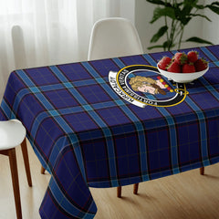 Kirkcaldy Tartan Crest Tablecloth