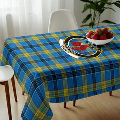 Laing Tartan Crest Tablecloth