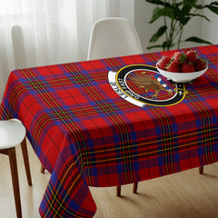 Leslie Modern Tartan Crest Tablecloth
