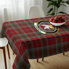 Lindsay Weathered Tartan Crest Tablecloth