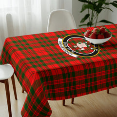 Livingstone Tartan Crest Tablecloth