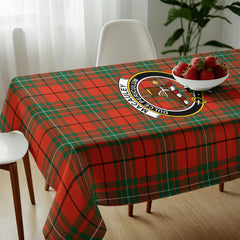 MacAuley Ancient Tartan Crest Tablecloth