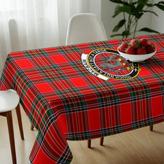 MacBain Tartan Crest Tablecloth