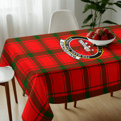 MacDonald of Sleat Tartan Crest Tablecloth