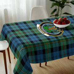MacEwan Ancient Tartan Crest Tablecloth
