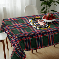 MacFarlane Hunting Modern Tartan Crest Tablecloth