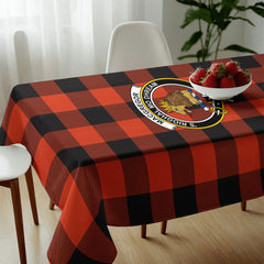 MacGregor Rob Roy Ancient Tartan Crest Tablecloth