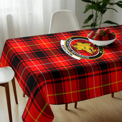 MacIver Modern Tartan Crest Tablecloth