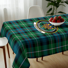MacKenzie Ancient Tartan Crest Tablecloth