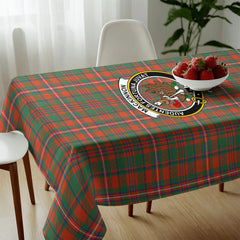 MacKinnon Ancient Tartan Crest Tablecloth