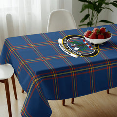 MacLaine of Loch Buie Hunting Ancient Tartan Crest Tablecloth