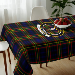MacLellan Modern Tartan Crest Tablecloth
