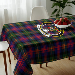 MacLennan Modern Tartan Crest Tablecloth