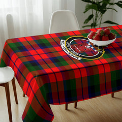 MacNaughton Modern Tartan Crest Tablecloth