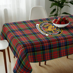 MacPherson Ancient Tartan Crest Tablecloth