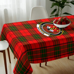 Maxtone Tartan Crest Tablecloth