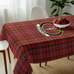 McAlister Modern Tartan Crest Tablecloth