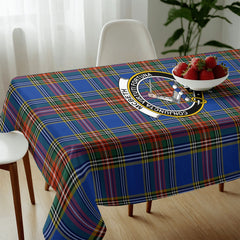 McBeth Ancient Tartan Crest Tablecloth