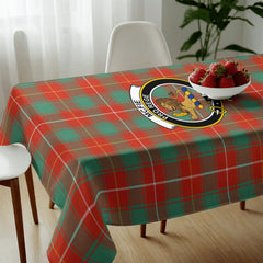 McFie Ancient Tartan Crest Tablecloth