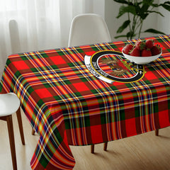 McGill Modern Tartan Crest Tablecloth
